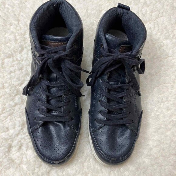 Levi's Boys‎ Shoes High Top Sneakers Size 5 Blue Logo Tag Synthetic Materials - Picture 3 of 9